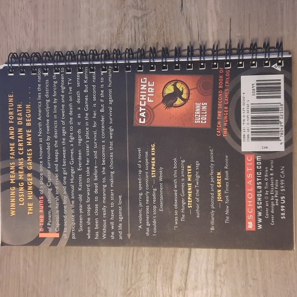 Secret Journal " The Hunger Games" Handmade journal - Picture 6 of 7